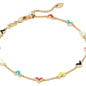 Haven Gold Heart Delicate Chain Bracelet 2